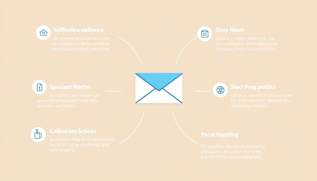 Erstellen Sie eine Grafik, die die verschiedenen Funktionen von System.io für Newsletter-Marketing zeigt.