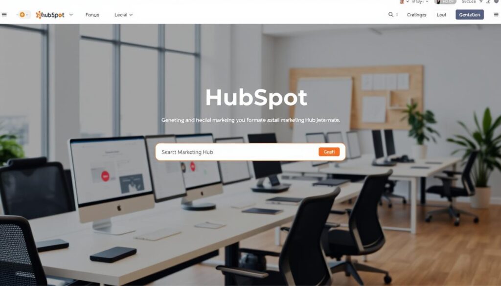 Generiere ein Bild von HubSpot Marketing Hub